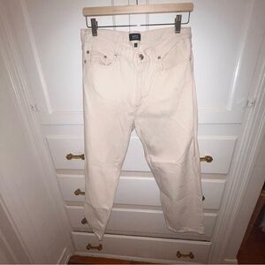 A.P.C. Men's Off-White Straight Jeans